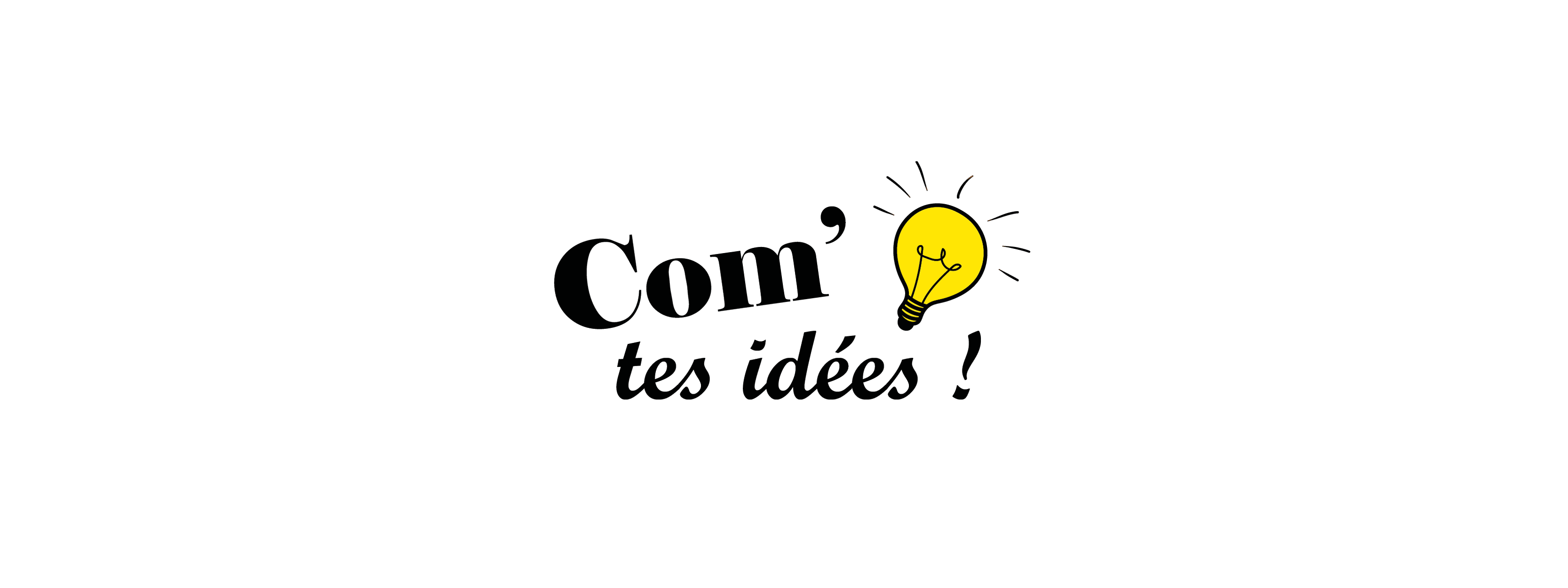Logo com" tes idées